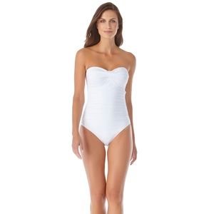 - Ann Cole Twist Front One Piece Swimsuit